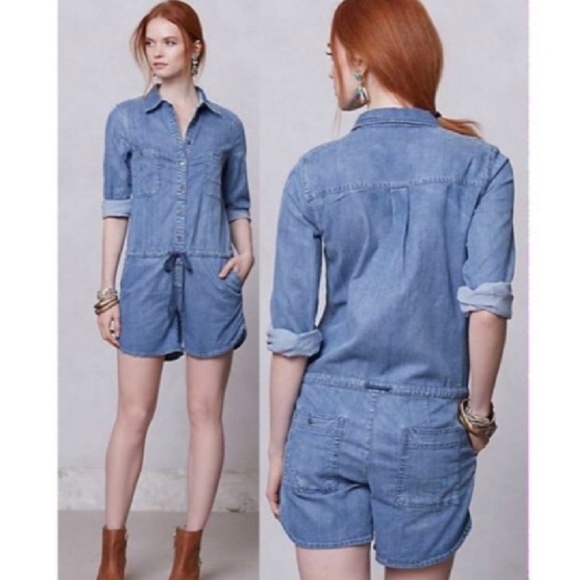Anthropologie Other - Anthropologie Holding Horses Chambray Denim